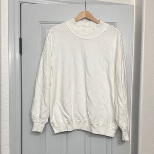 Free People ivory sweatshirt